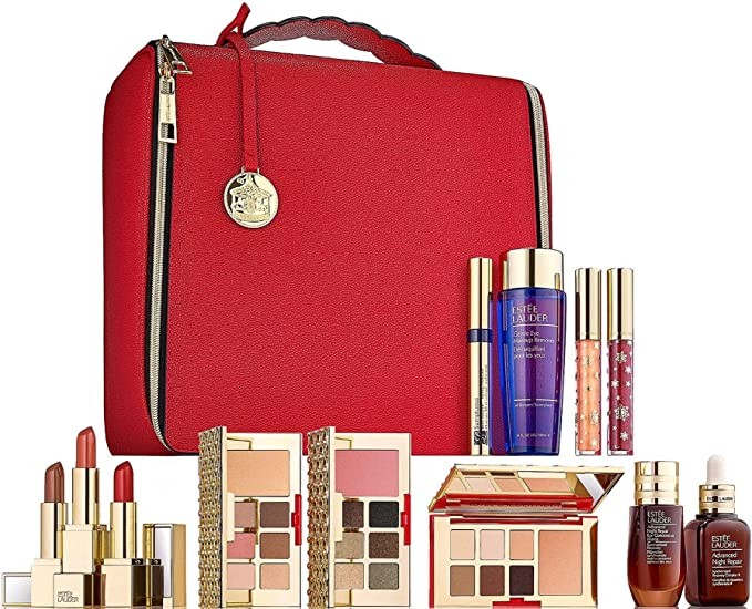 ESTEE LAUDER Bestbuster Holiday Makeup 12-Piece Gift Box, Various